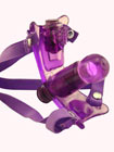 Femme Fatale Collection Jelly Climaxer Strap-on -Purple