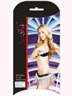 Half Cup Bralette Set L/XL -Black & White