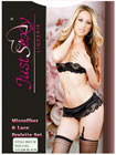 Microfiber & Lace Bralette Set L/XL -Black