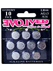 Battery LR44 / AG13 / A76 10 Pack Evolved
