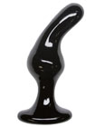 Crystal Glass Plug Black