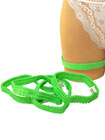 Garter Green Neon (4 Pack) (One Size)