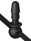 Vac U Lock Silicone Ball Gag with Plug