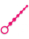 Hustler Seamless Silicone Anal Beads Pink
