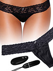 Hustler Wireless Vibrating Panties Black