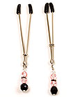 SPF-112 Adjustable Nipple Clamp w/ Pink Beads